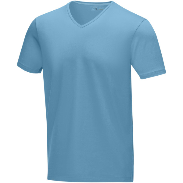 Kawartha short sleeve men's GOTS organic V-neck t-shirt - NXT blue - XS