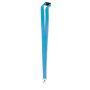 PANY - Lanyard, haak en clip. 20 mm - Turquoise
