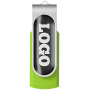 Rotate-doming USB 4GB - Lime/Zilver