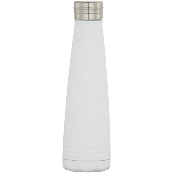 Duke 500 ml copper vacuum insulated water bottle - White