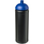 Baseline® Plus grip 750 ml bidon met koepeldeksel - Zwart/Blauw