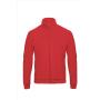 B&C ID.206 Full Zip Sweatjacket 50/50 , Red, XS