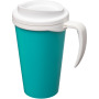 Americano® grande 350 ml geïsoleerde beker - Aqua blauw/Wit