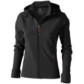 Langley softshell dames jas - Antraciet - S