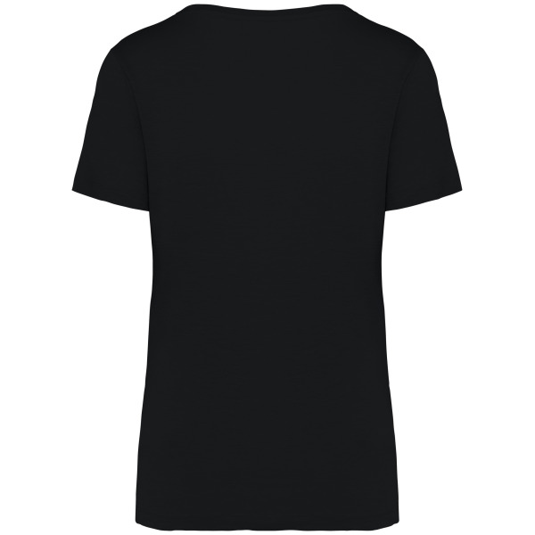 Dames  slub T-shirt - 130 gr/m2 Black XS