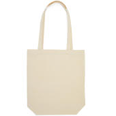 Canvas Cotton Bag LH with Gusset - Natural