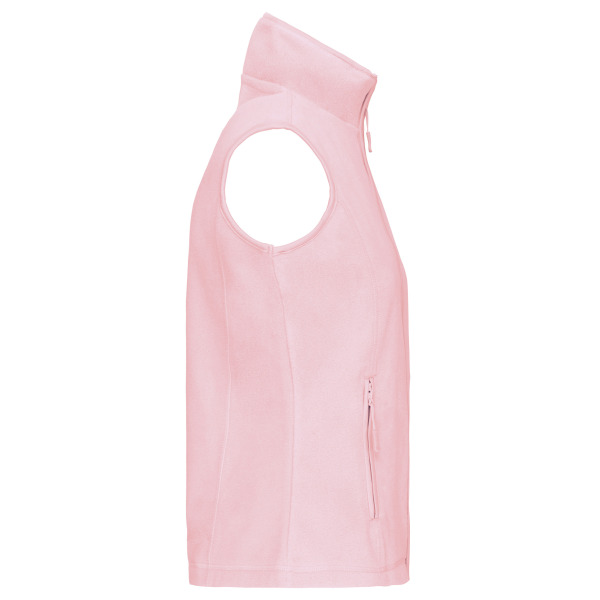 Bodywarmer van microfleece dames Pale Pink XL