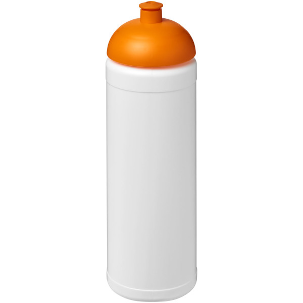 Baseline® Plus 750 ml dome lid sport bottle - White/Orange