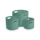 Canvas Storage Tubs - Natural - S