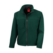 Men's Classic Softshell Jacket - Bottle Green - 4XL
