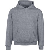 Heavy Blend™ Classic Fit Youth Hooded Sweatshirt Graphite Heather XS