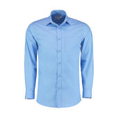 Tailored Fit Poplin Shirt - Light Blue - M/15.5"