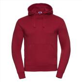 RUS Men Authentic Hooded Sweat, Classic Red, XS