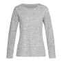 Stedman Sweater Knit Melange for her Light Grey Melange XL