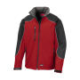 Ice Fell Hooded Softshell Jack - Red/Black - XS