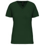 Dames-t-shirt BIO150IC V-hals Forest Green XS