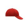 MB018 6 Panel Cap Low-Profile - red - one size