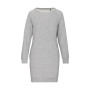 Bio fleece lounge jurk Light grey heather XS