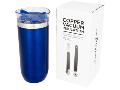 Twist 470 ml lekvrije koper vacuüm geïsoleerde beker met draaidop Twist 470 ml lekvrije koper vacuüm geïsoleerde beker met draaidop