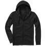 Arora heren hoodie met ritssluiting - Zwart - XS