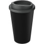 Americano® Eco 350 ml recycled tumbler - Solid black/Grey
