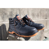 Defence Safety Boots Black 10 UK