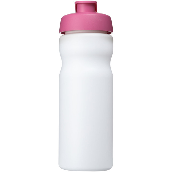 Baseline® Plus 650 ml flip lid sport bottle - White/Pink
