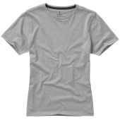 Nanaimo dames t-shirt met korte mouwen - Grijs gemeleerd - M