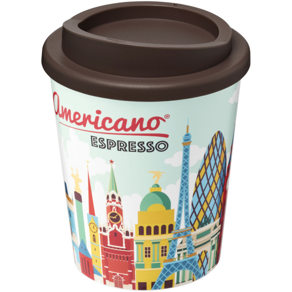 Brite-Americano® Espresso 250 ml insulated tumbler - Brown