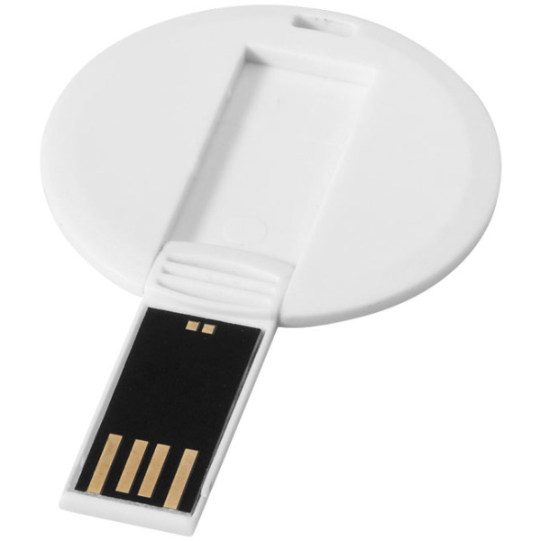 Round Card USB stick 1 tot 32Gb