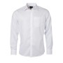 Men's Shirt Longsleeve Micro-Twill - white - S