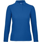 ID.001 Ladies' long-sleeve polo shirt Royal Blue XS