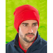 Recycled Thinsulate™ Printers Beanie - Fluorescent Orange - One Size