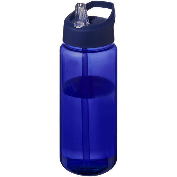 H2O Active® Octave Tritan™ 600 ml spout lid sport bottle - Blue/Blue