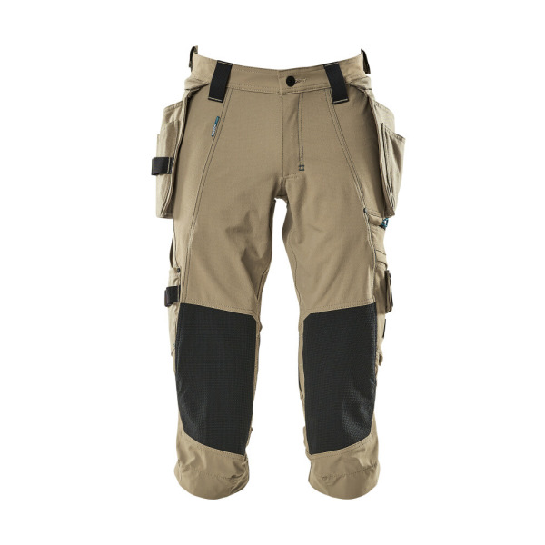 Driekwart broek met spijkerzakken
