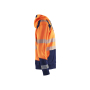 Hooded sweatshirt met rits High Vis