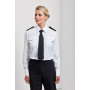 Ladies' Long Sleeve Pilot Shirt White 10 UK