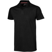 Advantage short sleeve men's polo - Solid black - S