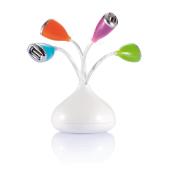 Trendy USB 2.0 hub, wit Trendy USB 2.0 hub, wit
