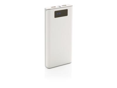 20.000 mAh powerbank met display, wit 20.000 mAh powerbank met display, wit