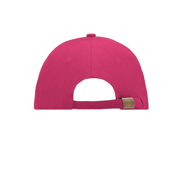 MB024 6 Panel Sandwich Cap - pink/white - one size