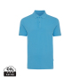 Iqoniq Yosemite gerecycled katoen pique polo, tranquil blue (XXXL)