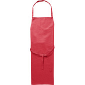 Katoenen (180gr/m²) keukenschort rood
