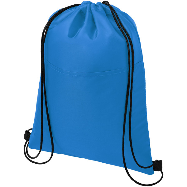 Oriole 12-can drawstring cooler bag 5L - Process blue