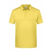 Men's Basic Polo - light-yellow - M