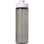 H2O Active® Eco Vibe 850 ml drinkfles met klapdeksel - Charcoal/Wit