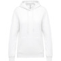 Eco damessweater met capuchon White L