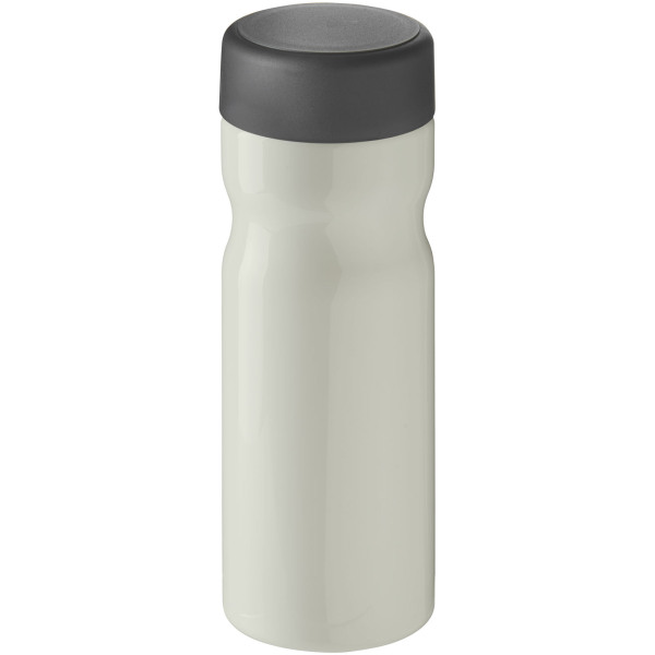 H2O Active® Eco Base 650 ml screw cap water bottle - Ivory white/Grey