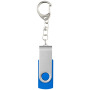 Rotate USB met sleutelhanger - Midden blauw - 2GB
