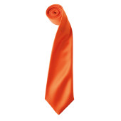 'Colours' Satin Tie Orange One Size